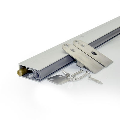 Автоматические герметичные уплотнители для дверей с анодированной отделкой