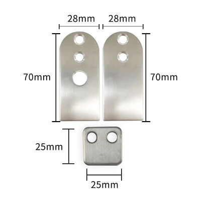 Автоматические герметичные уплотнители для дверей с анодированной отделкой