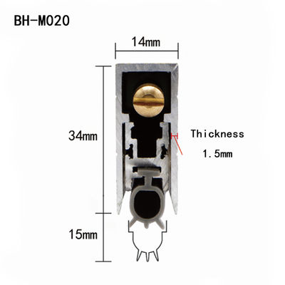 U формирует дверь падает вниз уплотнение 300-1500mm с круглым золотым болтом