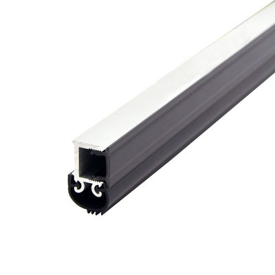 Винт прокладки уплотнения алюминиевой двери 6063 нижний зафиксированный с силиконовой резиной