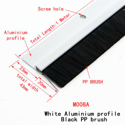 Насекомые блока доказательства ветра стреловидности щетки деревянной двери нижние